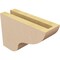 Ekena Millwork 3"W x 9"D x 6"H Classic Greensboro Rough Cedar Woodgrain TimberThane Corbel, Primed Tan CORUR03X09X06GRNRCPR - alternate 6